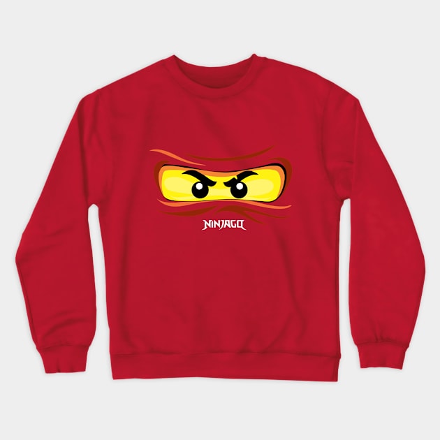 the sharp gaze of a fighter Crewneck Sweatshirt by rollout578